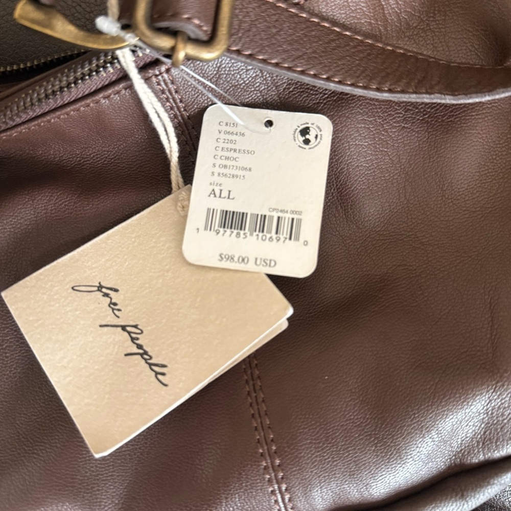 NWT Free People Idle Hands Sling - Espresso - Picture 9 of 9